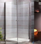 Kącik Corner Clear Glass Bezramowy Hot Sale Zewnętrzna Obudowa Prysznicowa Swing Pivot