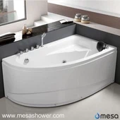 Nieregularny kształt Nowoczesny design Prostokątny sektor ABS Corner luksusowy masaż Whirlpool Jetted Hot Sale wanna łazienka wanna z tańszą ceną