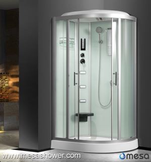 R Narożna Kabina Kabina Kabina prysznicowa z fotelem i masażem Jet