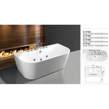 Wanna z hydromasażem na sprzedaż